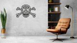 Деревянный декор настенный, панно, сборная модель EWA Design Веселый Роджер