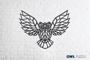 Деревянный интерьерный пазл EWA Design Сова