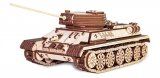 Сборная модель из дерева EWA Танк Т-34-85 механический