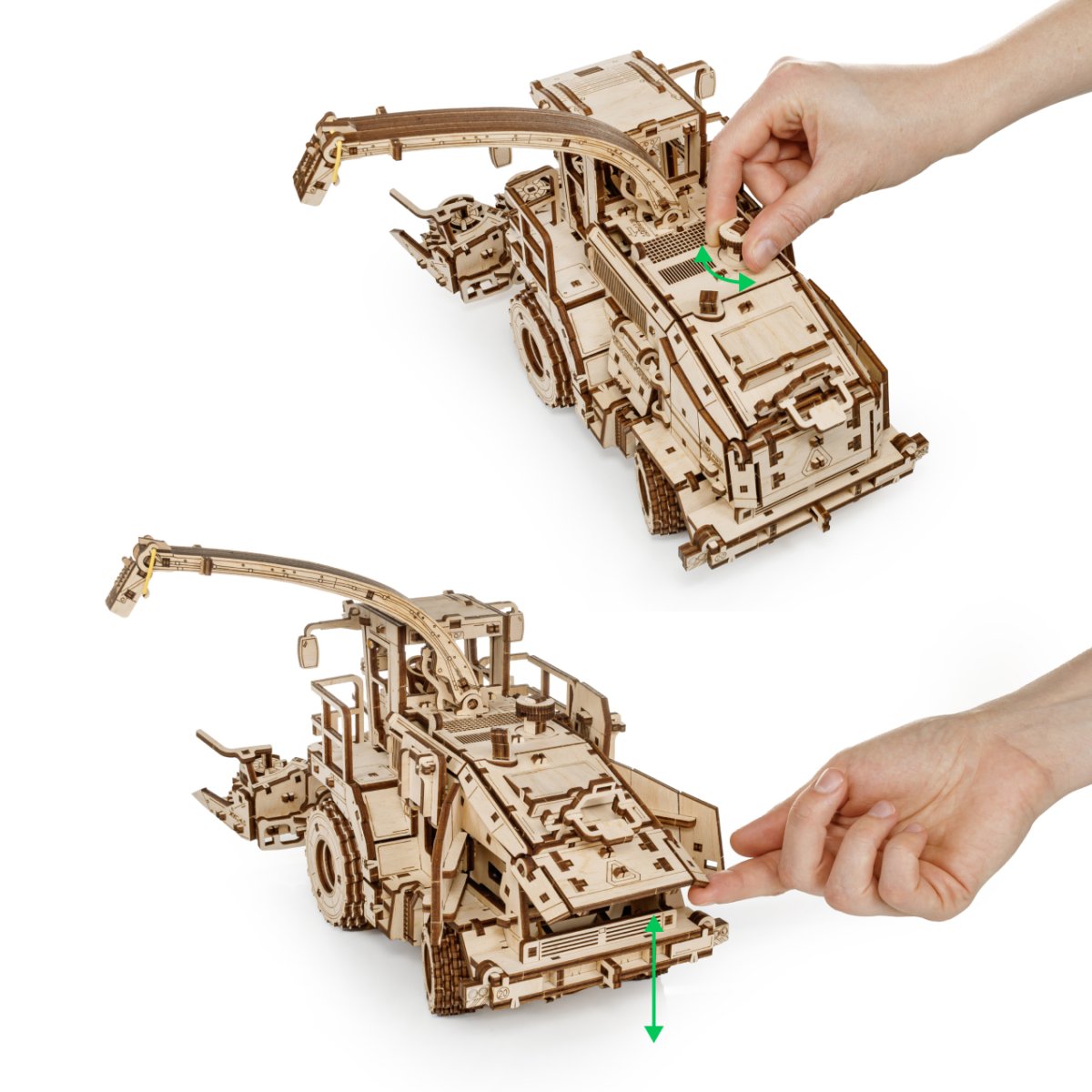 Механическая сборная модель EWA Кормоуборочный комбайн FS80 PRO