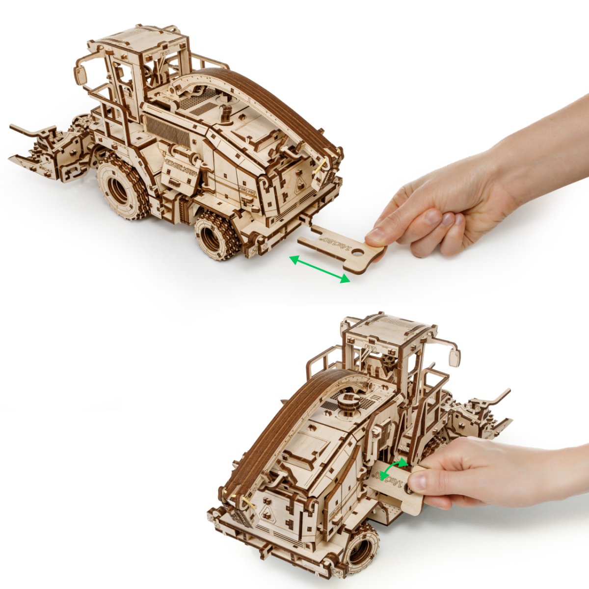 Механическая сборная модель EWA Кормоуборочный комбайн FS80 PRO