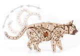 Сборная модель деревянная, конструктор 3D EWA Механический Кот (Кошка)