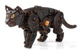 Сборная модель деревянная, конструктор 3D EWA Механический Черный Кот (Кошка)
