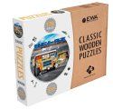 Деревянный пазл, фигурный для детей и взрослых EWA Автомобили БЕЛАЗ  28x28 см