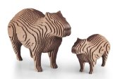 Деревянный 3D пазл копилка EWA Капибара