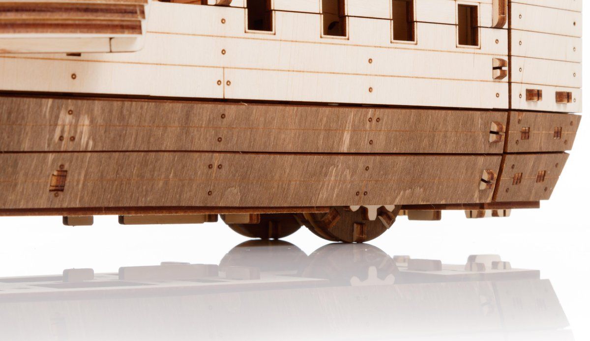Сборная модель из дерева EWA Корабль c парусами Джонка