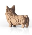 Деревянный конструктор EWA Собачка Корги мини