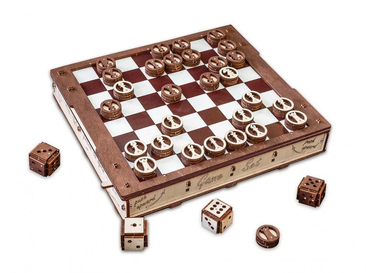 Конструктор деревянный 3D EWA Gameset Игровой набор