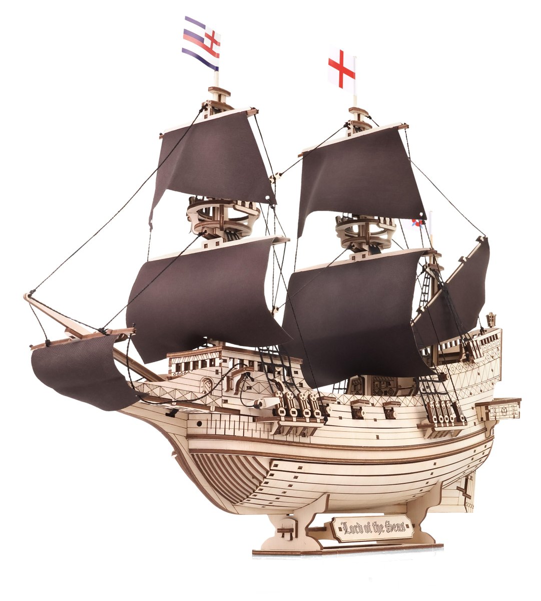 Сборная модель, деревянный конструктор EWA Корабль Владыка Морей