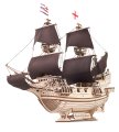 Сборная модель, деревянный конструктор EWA Корабль Владыка Морей