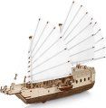Сборная модель из дерева EWA Корабль c парусами Джонка