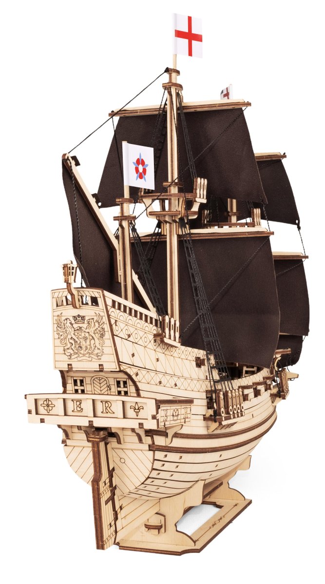 Сборная модель, деревянный конструктор EWA Корабль Владыка Морей