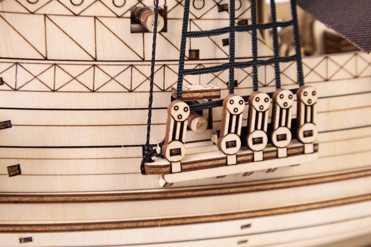 Сборная модель, деревянный конструктор EWA Корабль Владыка Морей