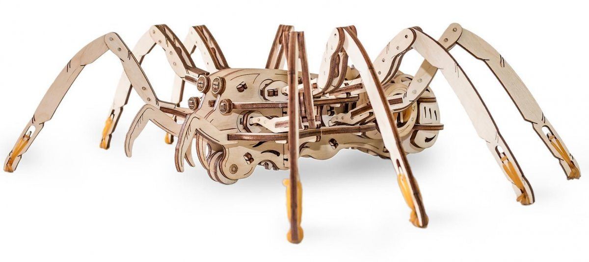 Конструктор деревянный 3D EWA SPIDER (Паук)