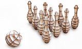 Конструктор деревянный 3D EWA Боулинг Мини