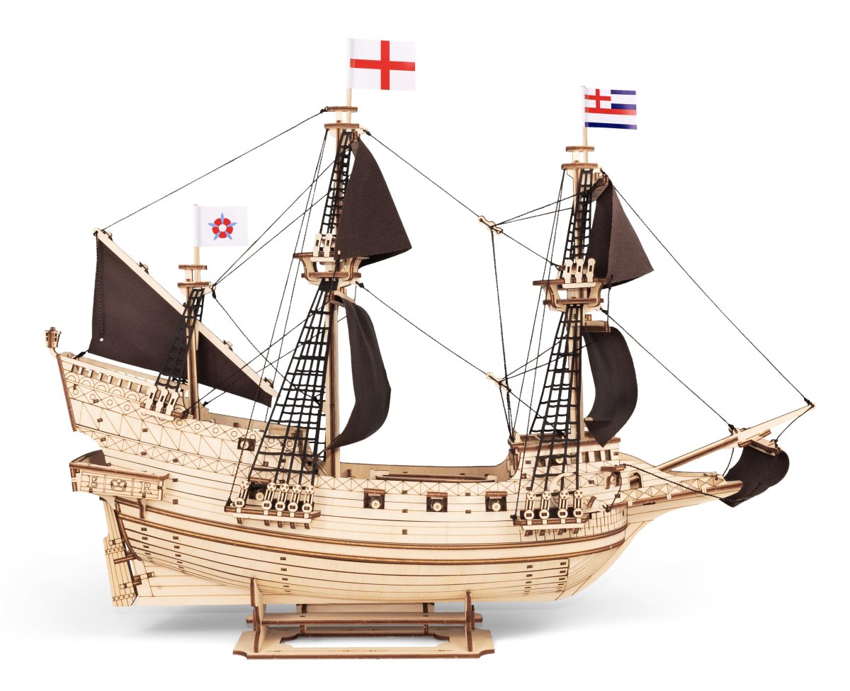 Сборная модель, деревянный конструктор EWA Корабль Владыка Морей