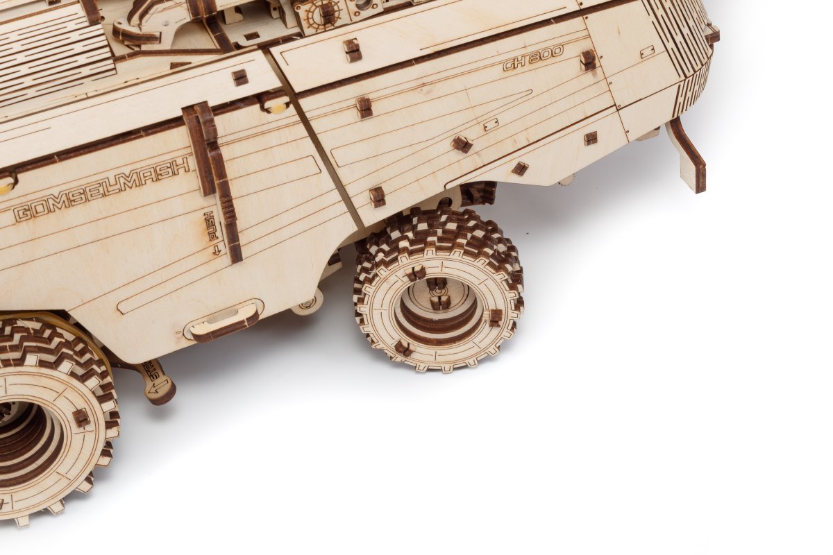 Сборная модель из дерева EWA Комбайн с жаткой — Eco Wood Art (EWA ...