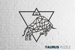 Деревянный декор настенный, панно, пазл EWA Design Телец